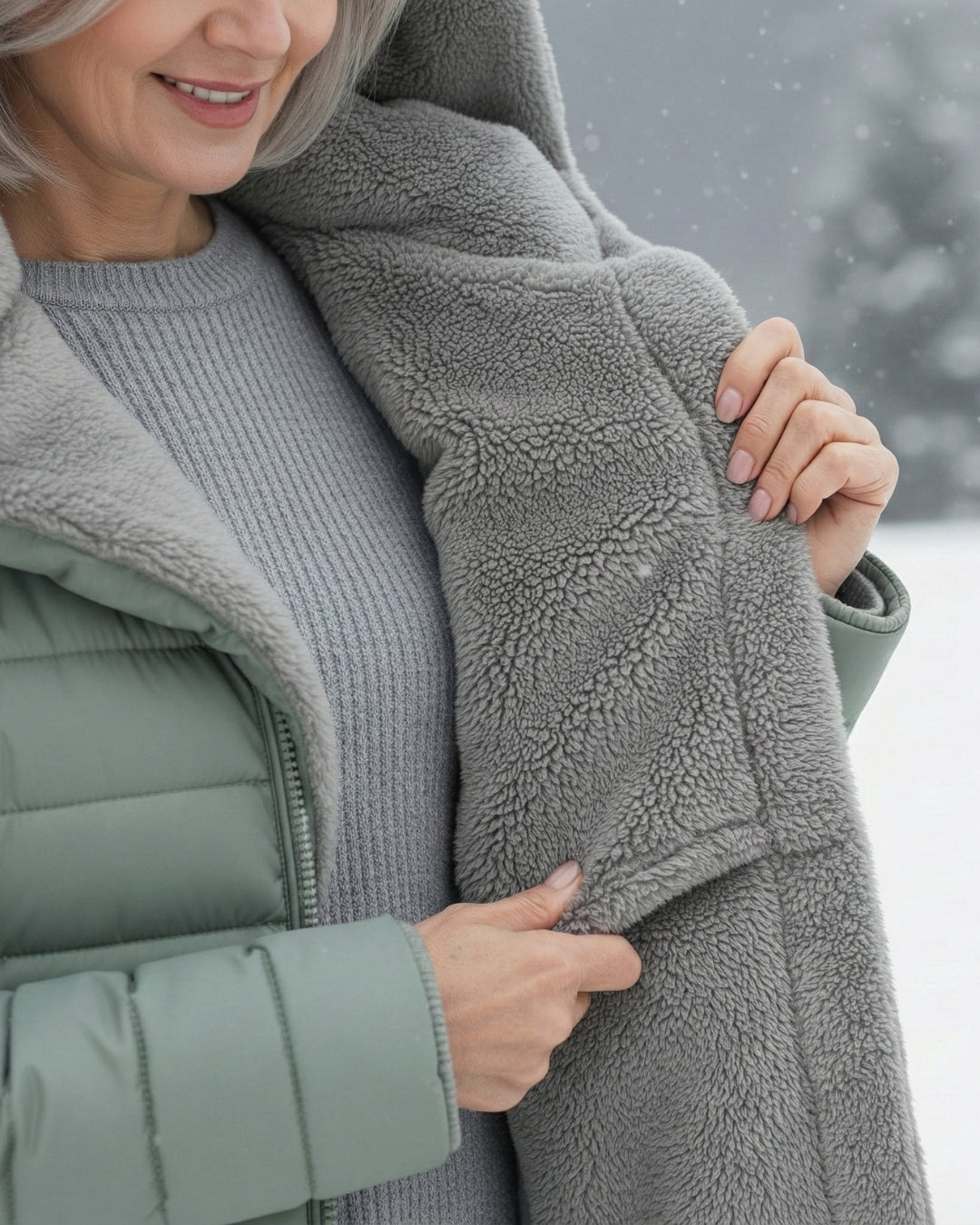 Alice | Cozy Fleece-Lined Puffer Jacket