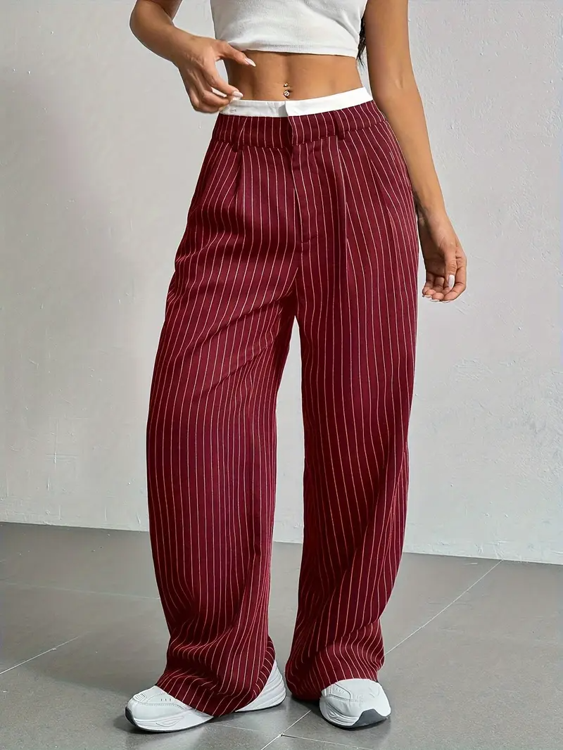 Waveline Pinstripe Trouser