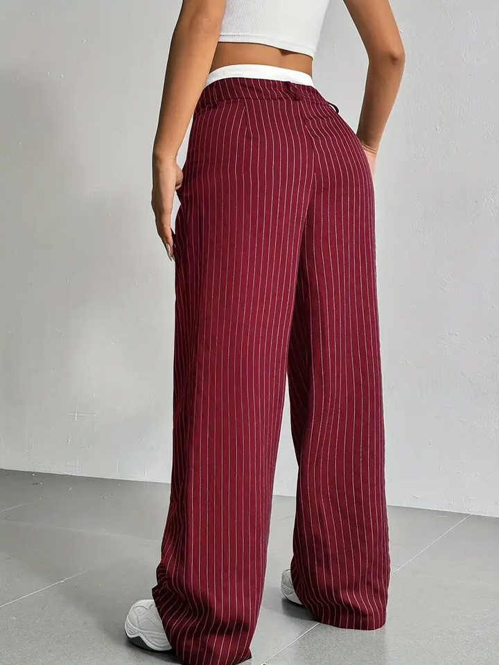 Waveline Pinstripe Trouser