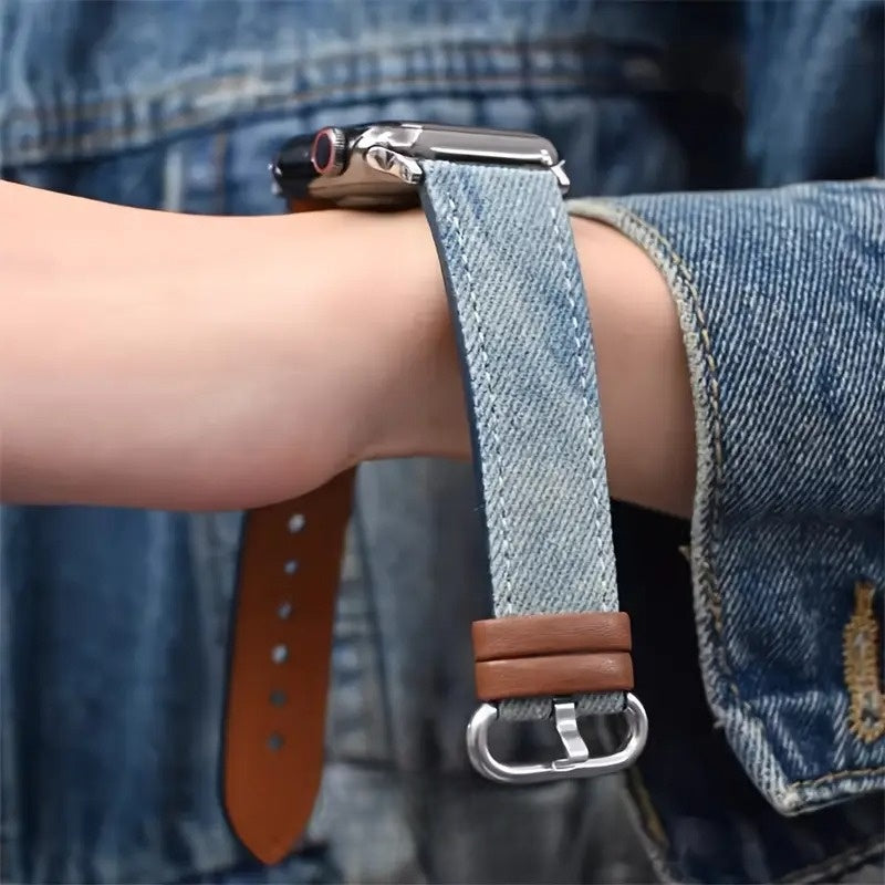 The Denim Edit Apple Watch Band