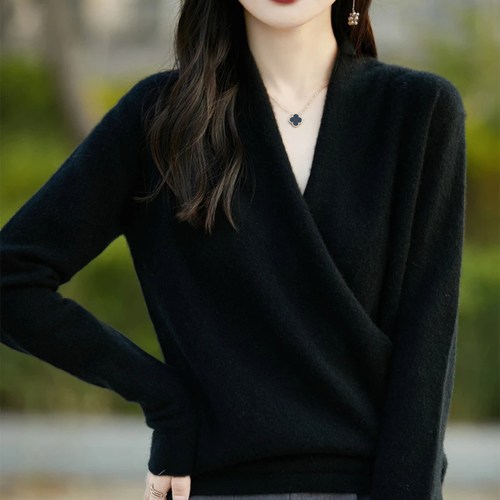 Vivienne Cashmere Wrap Sweater