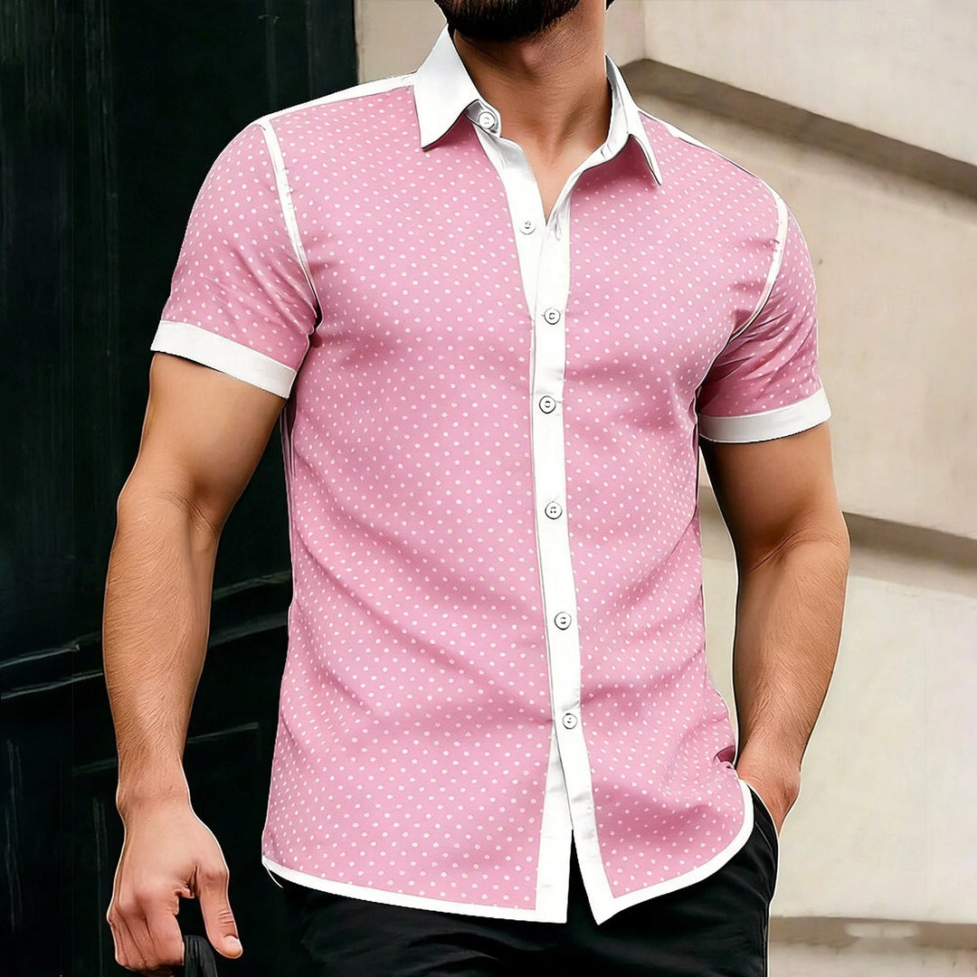 Monaco Contrast Button-Up