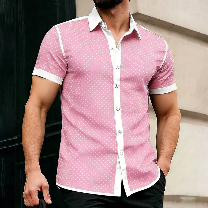 Monaco Contrast Button-Up