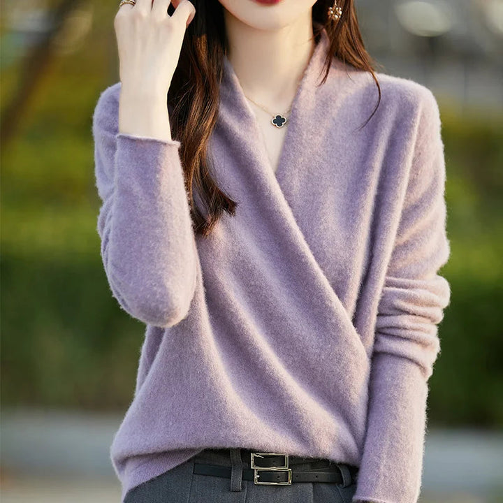Vivienne Cashmere Wrap Sweater
