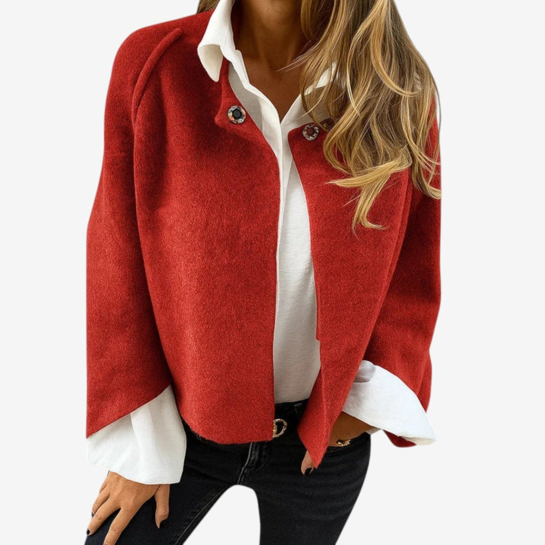 Hélène™ Mixed Fabric Jacket