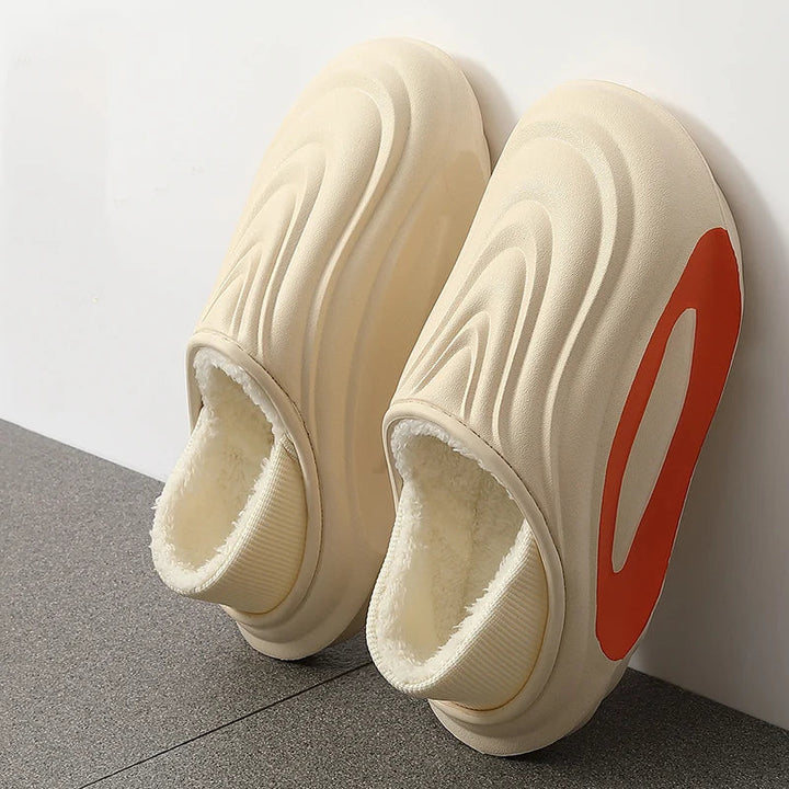 Wave Fleece Slip-On Slide