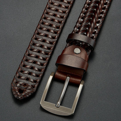 Kingsley Woven Leather Belt