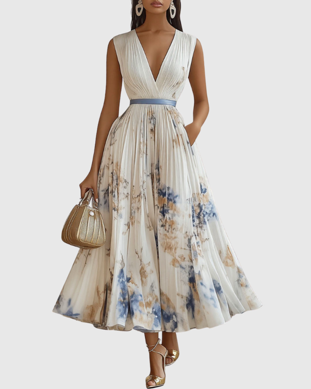 Katie | Chic Floral Maxi Dress