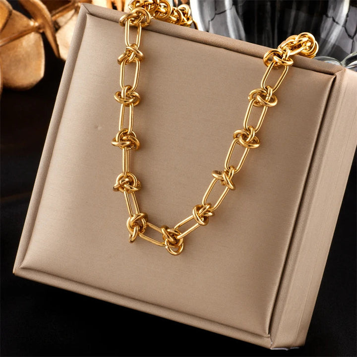 Aviana Knot Necklace & Bracelet Set