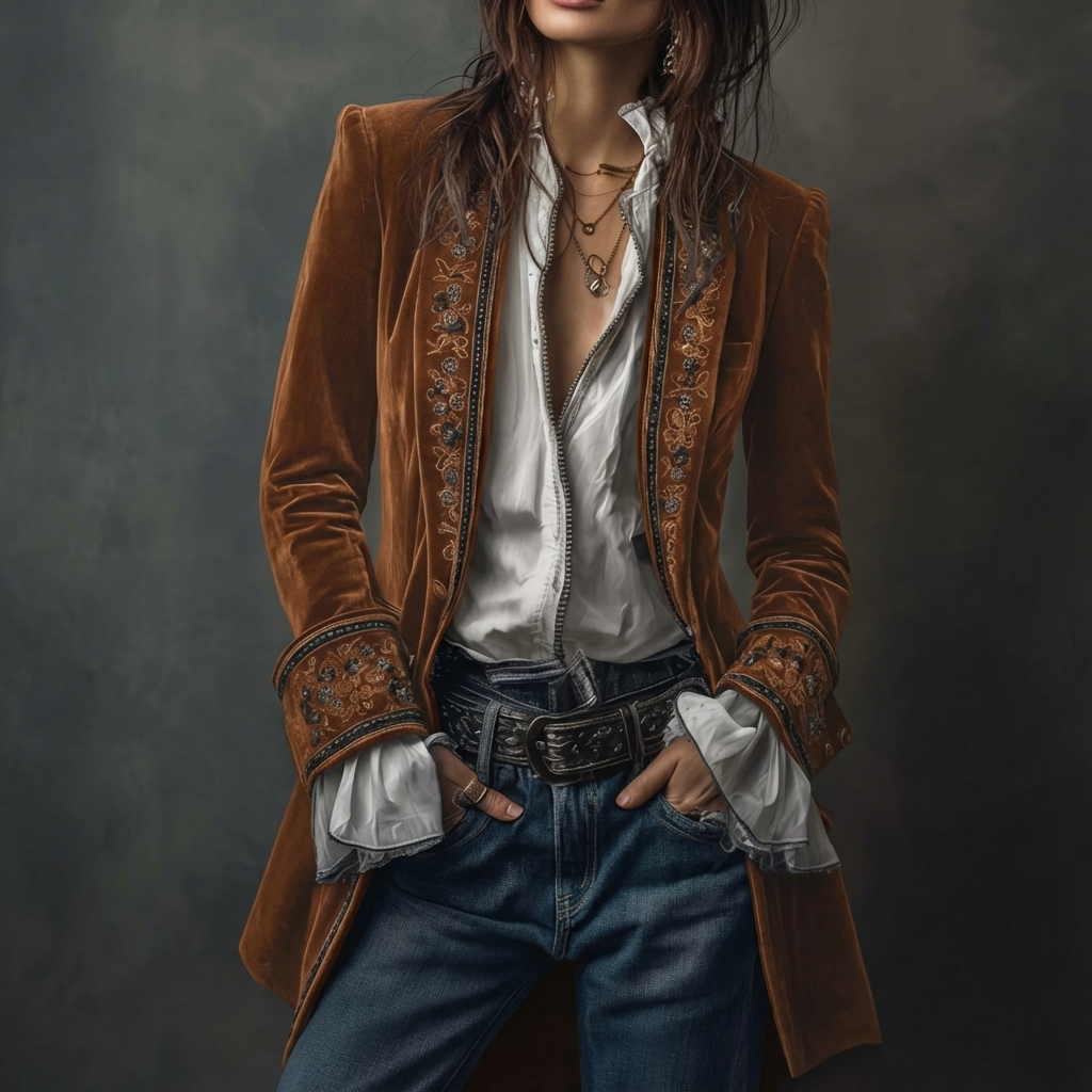 Florence Velvet Blazer