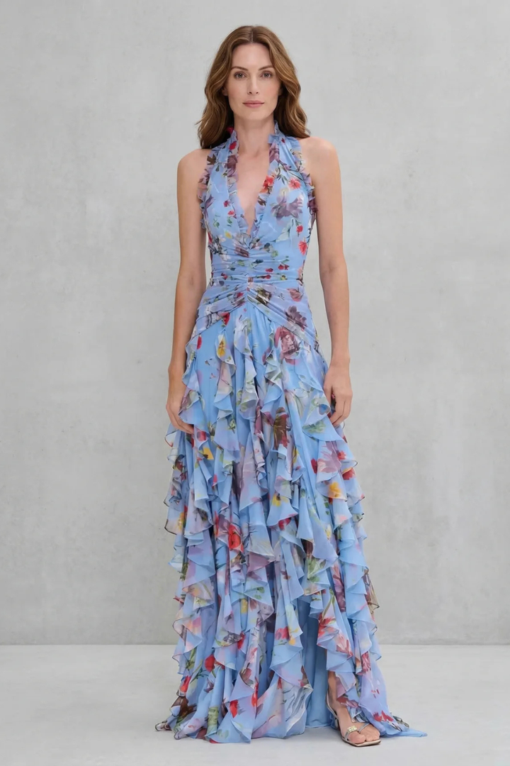 Naomi | Contoured Halter Dress