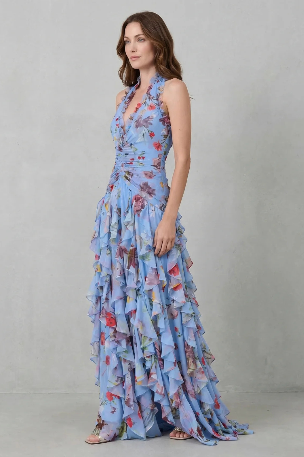 Naomi | Contoured Halter Dress