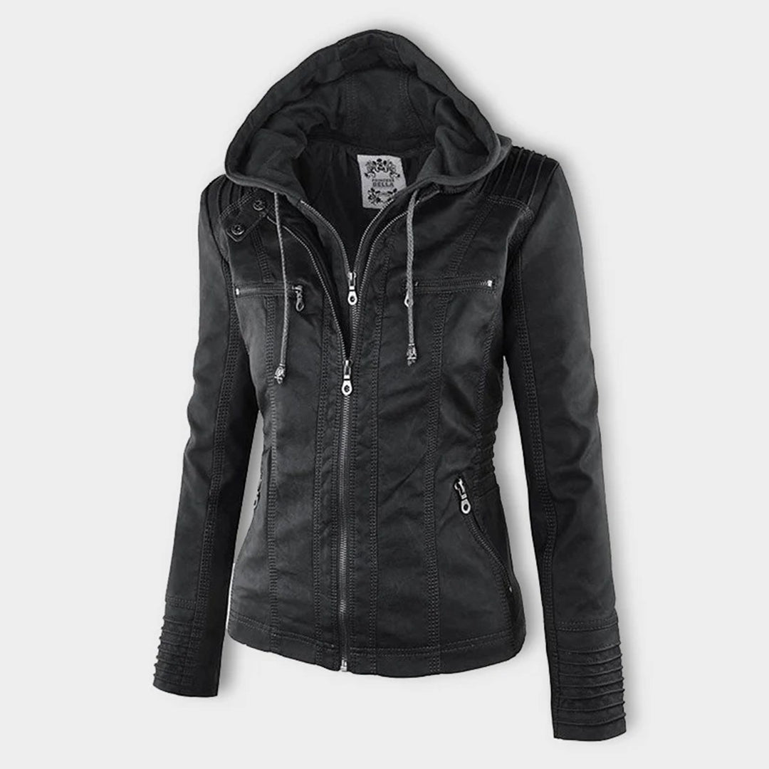 MONICA™ | Elegant Leather Jacket
