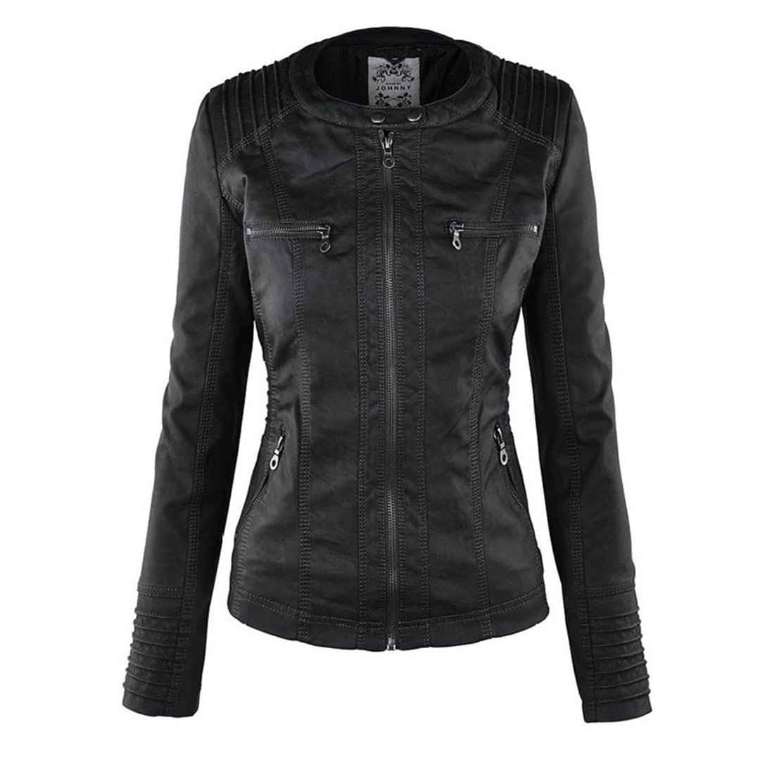 MONICA™ | Elegant Leather Jacket