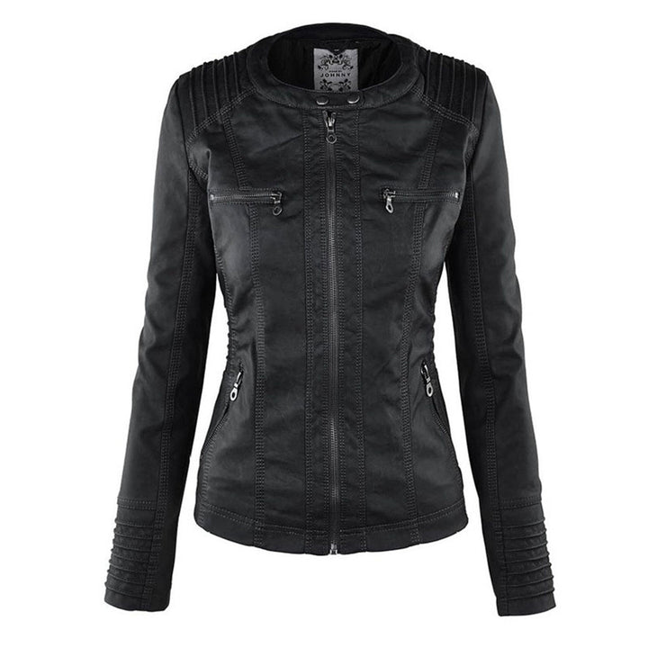 MONICA™ | Elegant Leather Jacket