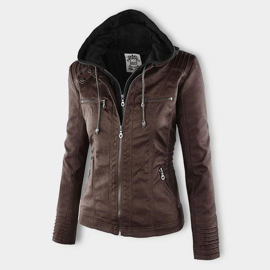 MONICA™ | Elegant Leather Jacket