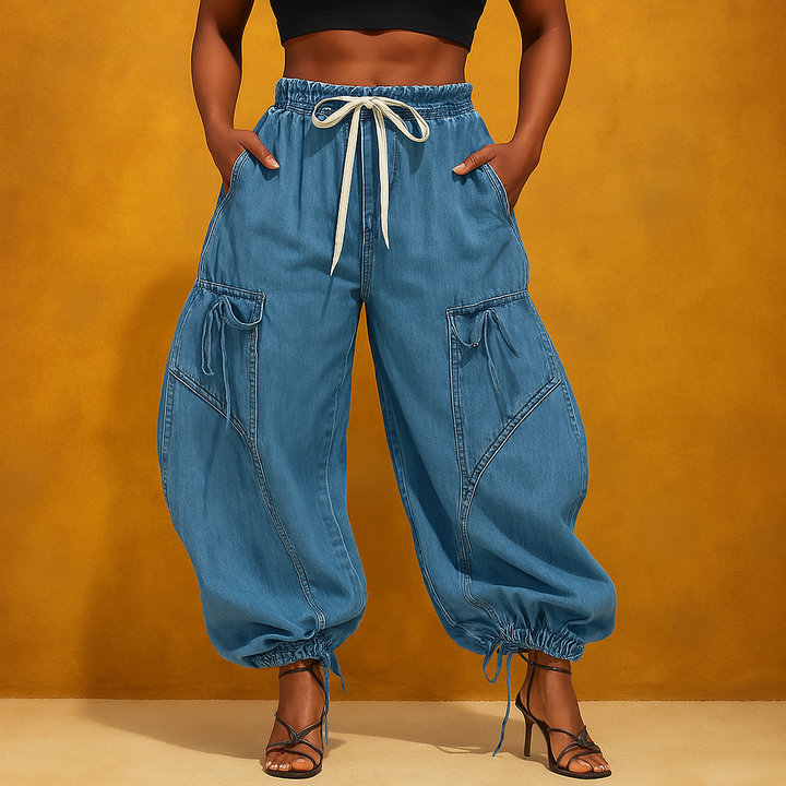 Runway Drawcord Denim