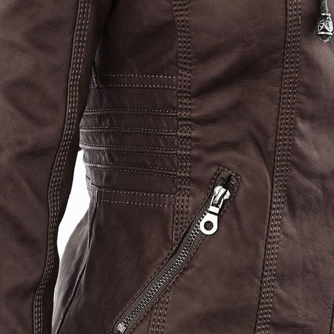 MONICA™ | Elegant Leather Jacket