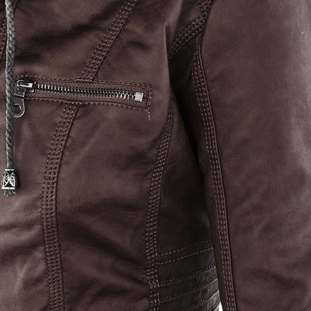 MONICA™ | Elegant Leather Jacket