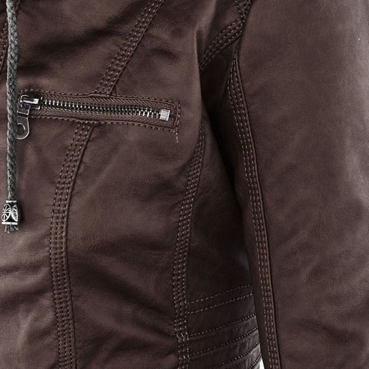 MONICA™ | Elegant Leather Jacket