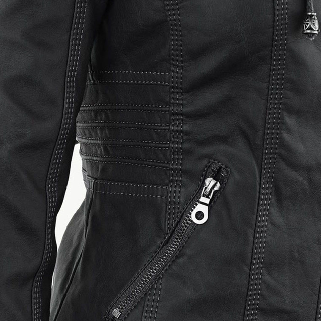 MONICA™ | Elegant Leather Jacket