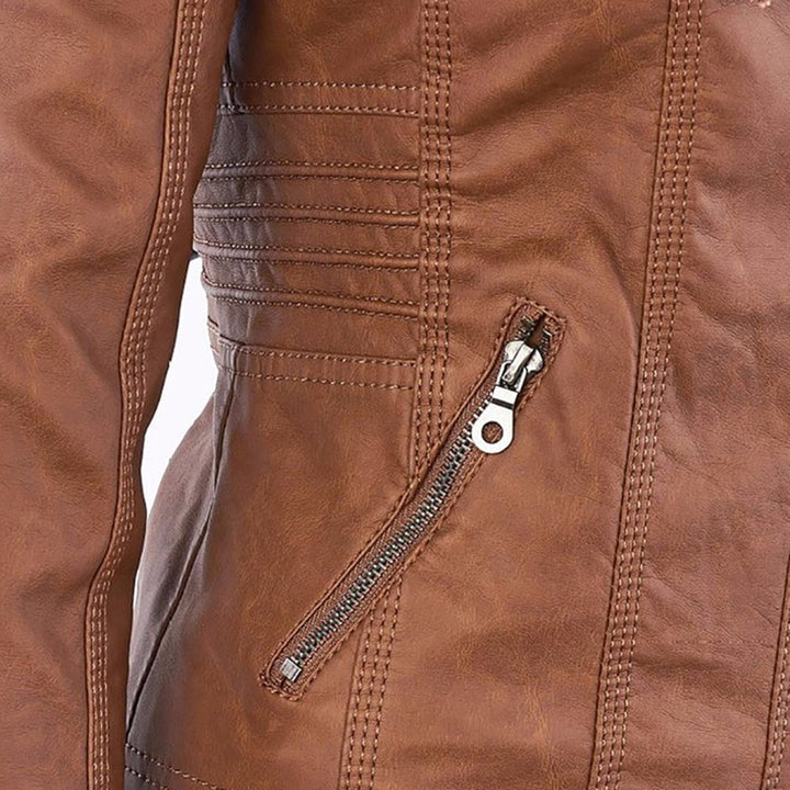 MONICA™ | Elegant Leather Jacket