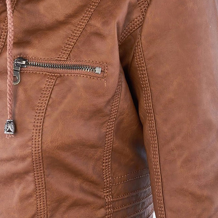 MONICA™ | Elegant Leather Jacket