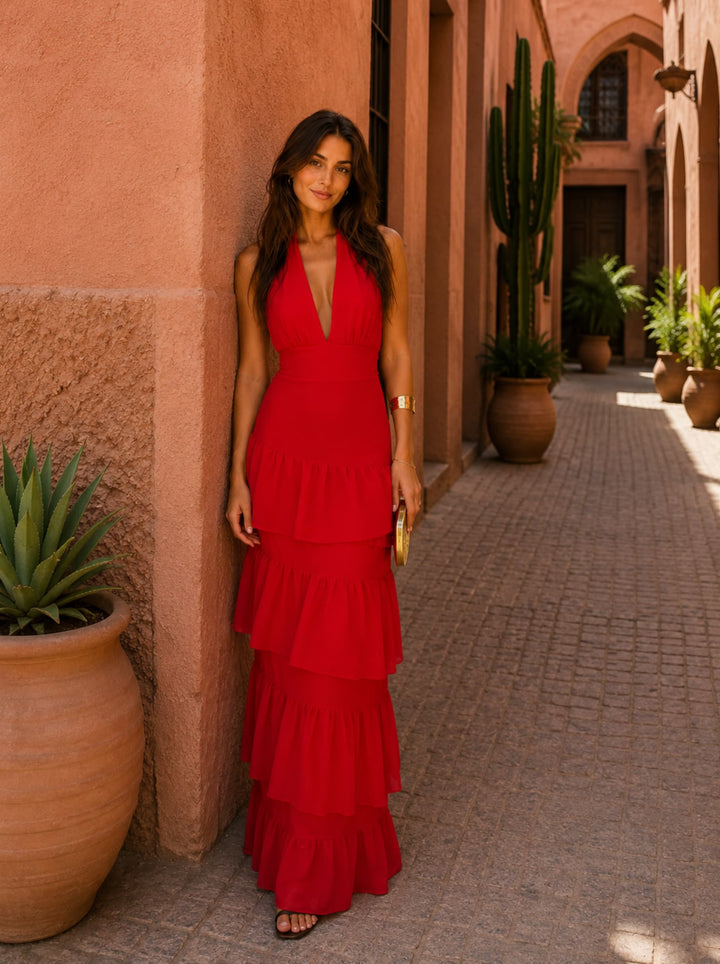 Red Dress in Manila