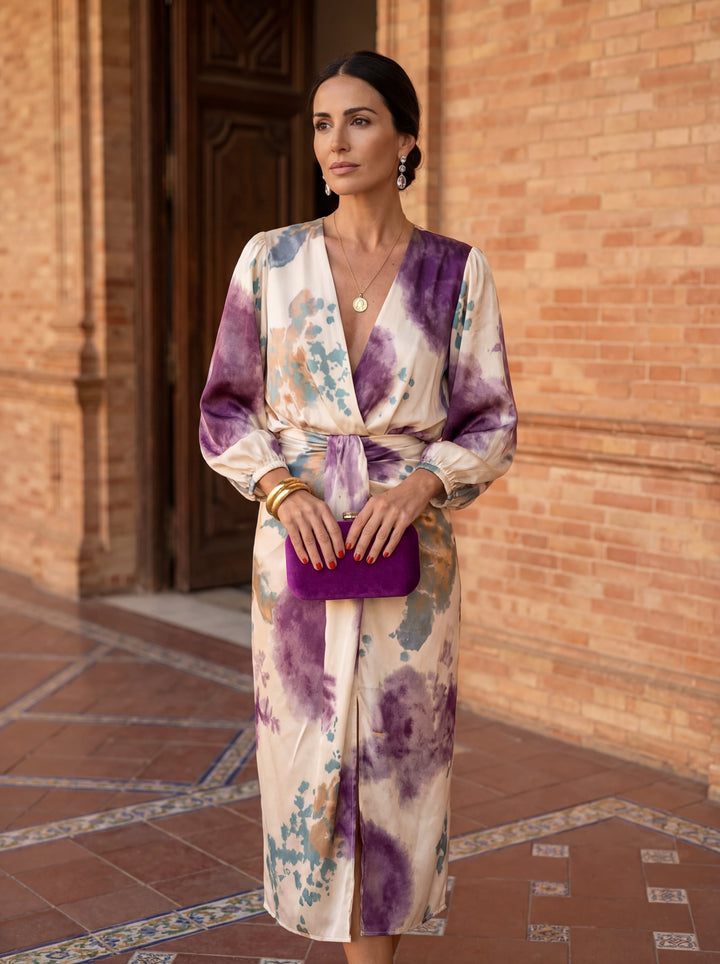 Valeria | Elegant V-Neck Dress