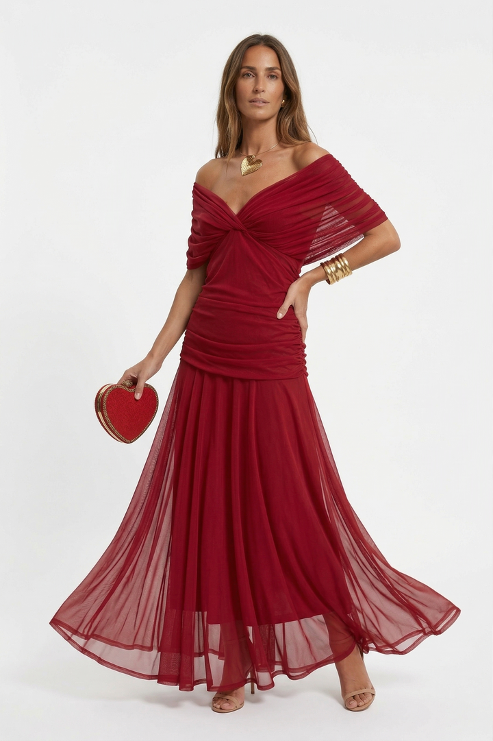 V-Neck Maxi Dress