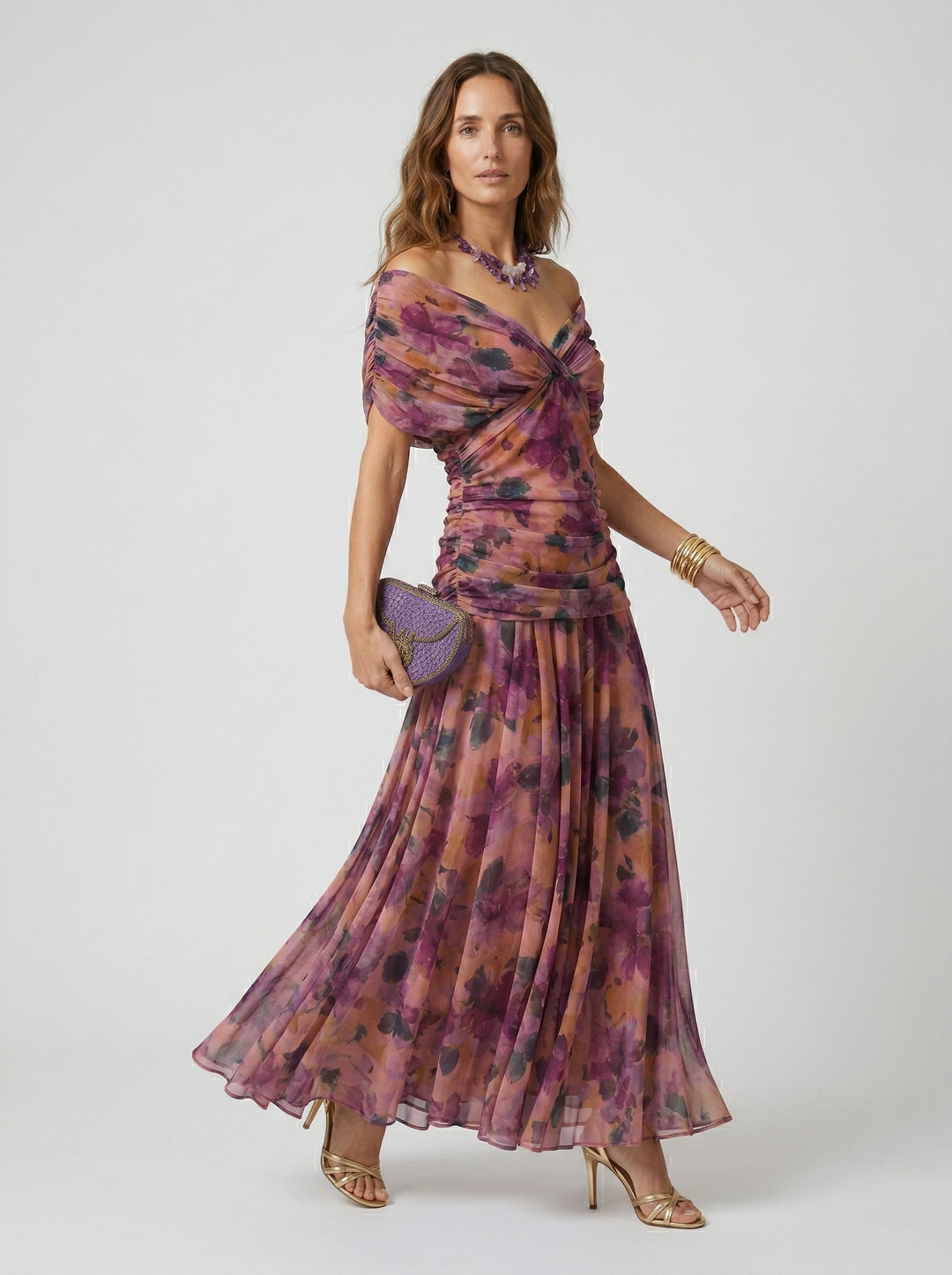 V-Neck Maxi Dress