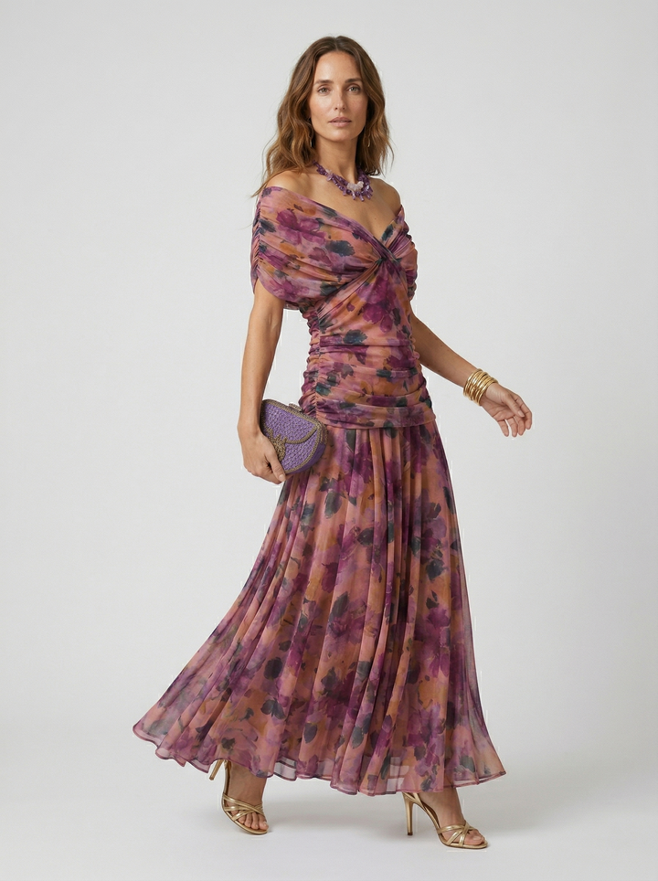 V-Neck Maxi Dress