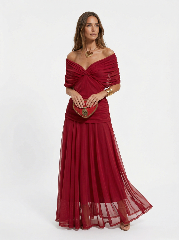 V-Neck Maxi Dress