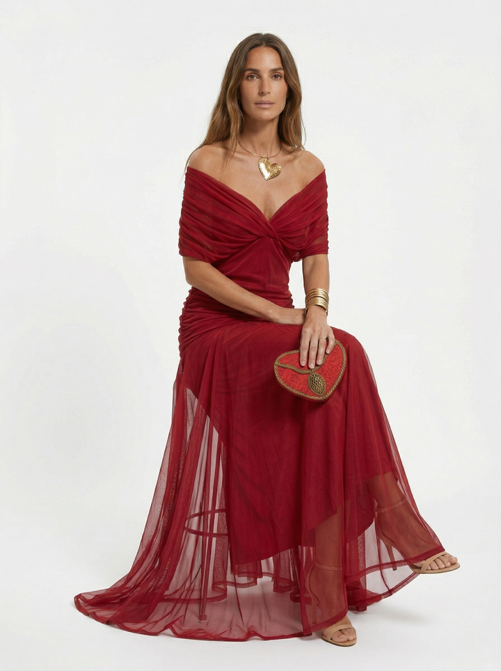 V-Neck Maxi Dress