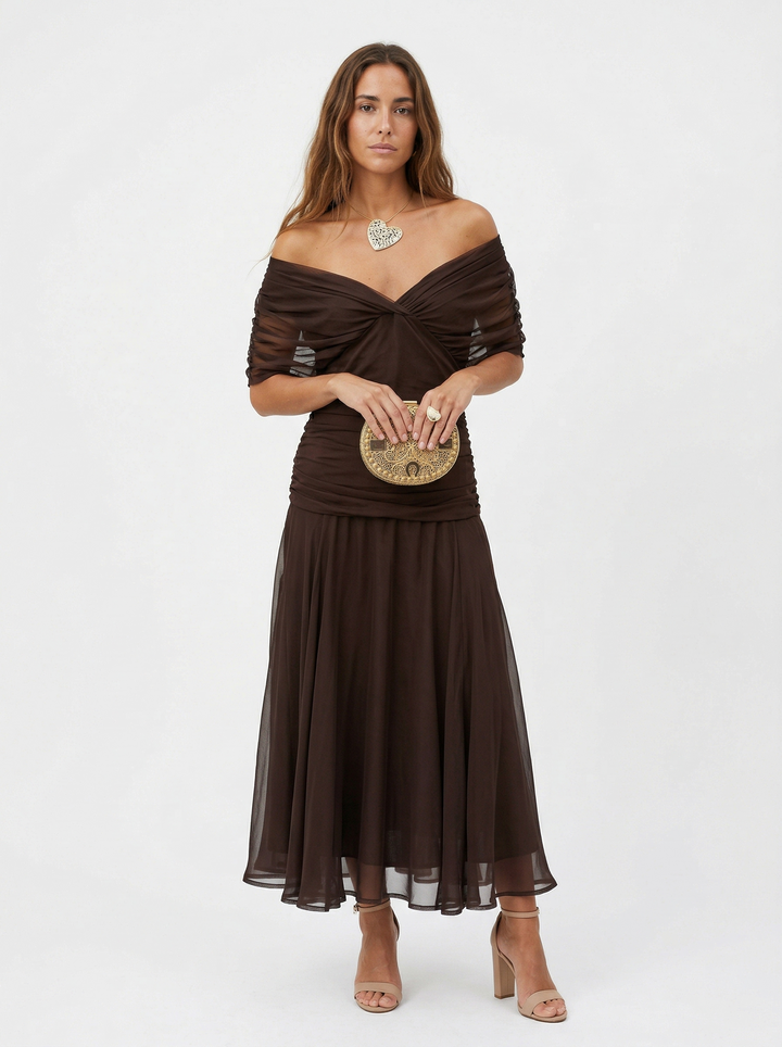 V-Neck Maxi Dress