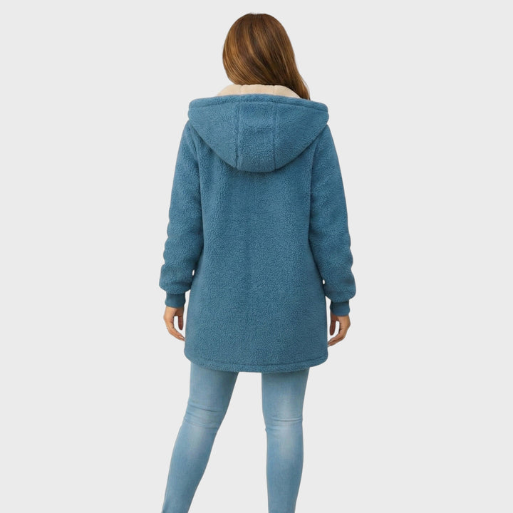 Lisa | Long Teddy Hooded Jacket