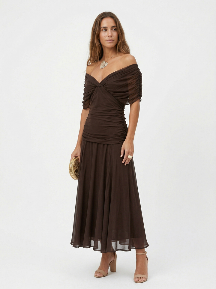 V-Neck Maxi Dress