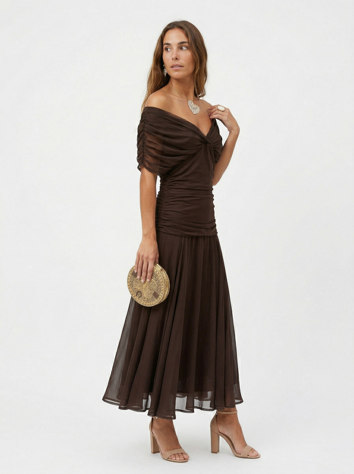 V-Neck Maxi Dress