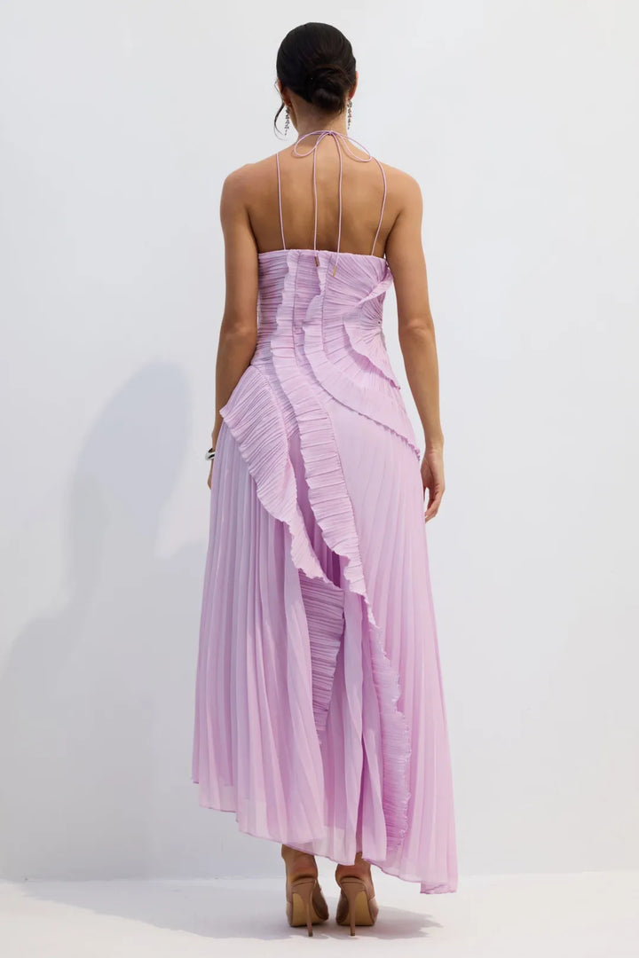 Exclusive Purple Ruffled Dress