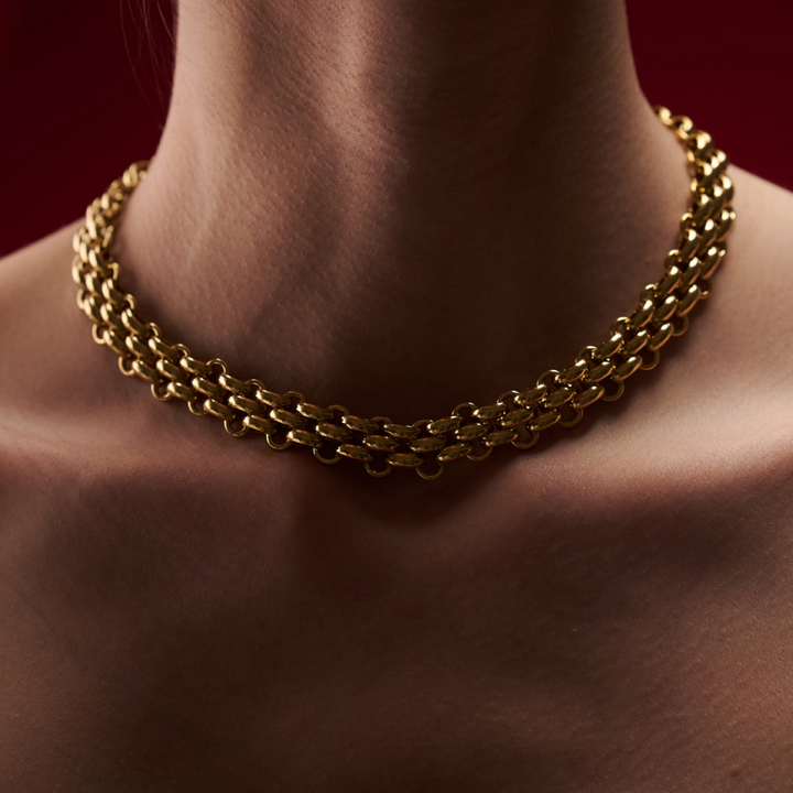 Signature Link Necklace & Bracelet Set