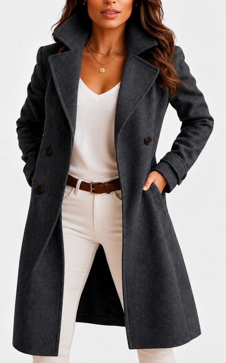 Amara™ | Elegant Wool Coat