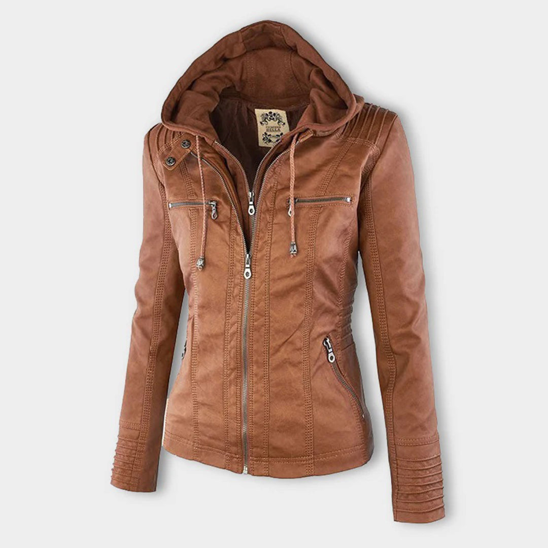 MONICA™ | Elegant Leather Jacket