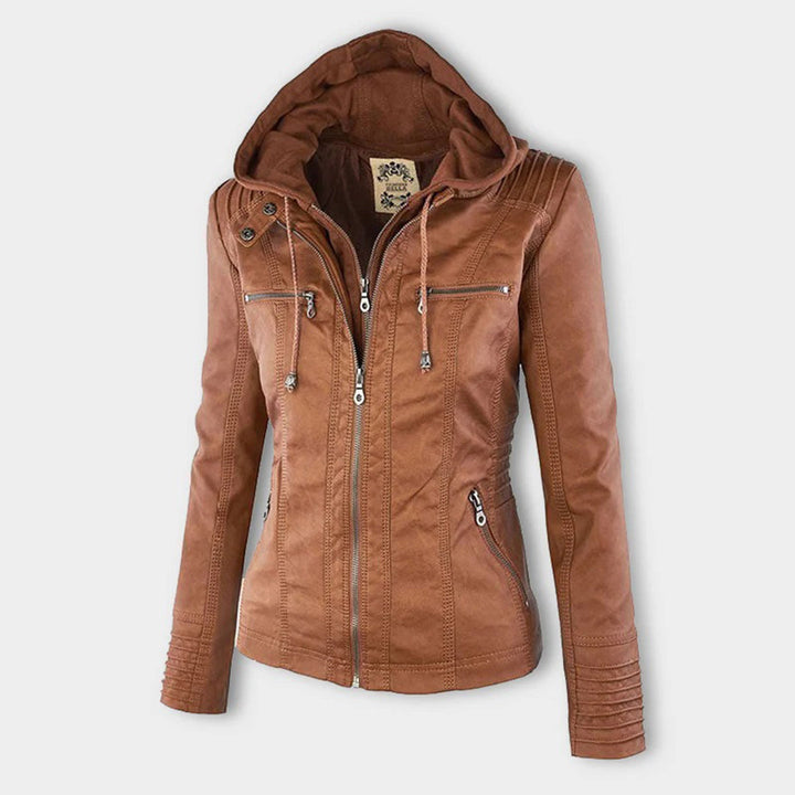 MONICA™ | Elegant Leather Jacket