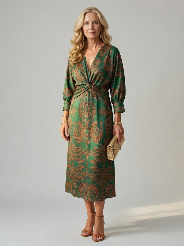 Lune | Eco-Friendly Midi Wrap Dress