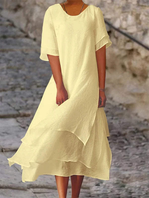 Caren | Elegant & Chic Layered Dress