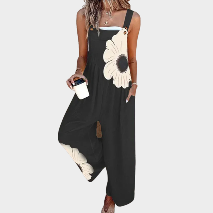 Harper™ | Classic Black Overalls