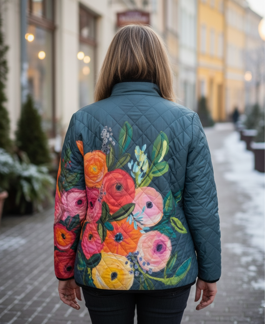 Holly | Floral Quilted Jacket