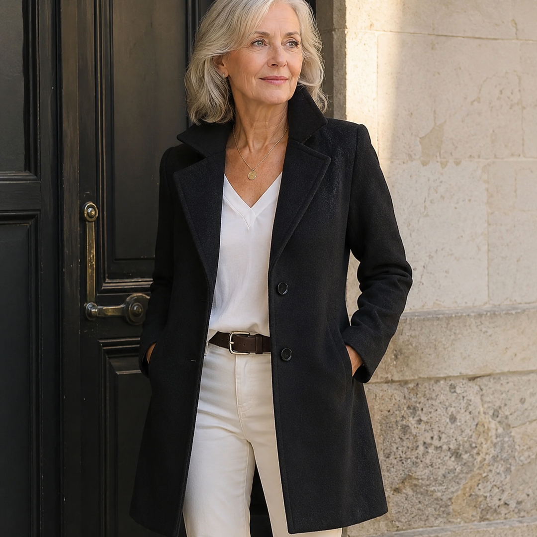 Amara™ | Elegant Wool Coat