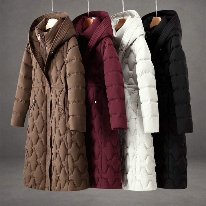Olivia | Extended Length Hooded Coat