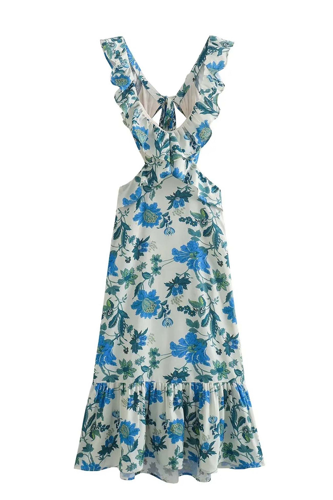 Ariella | Ruffled Floral Dress
